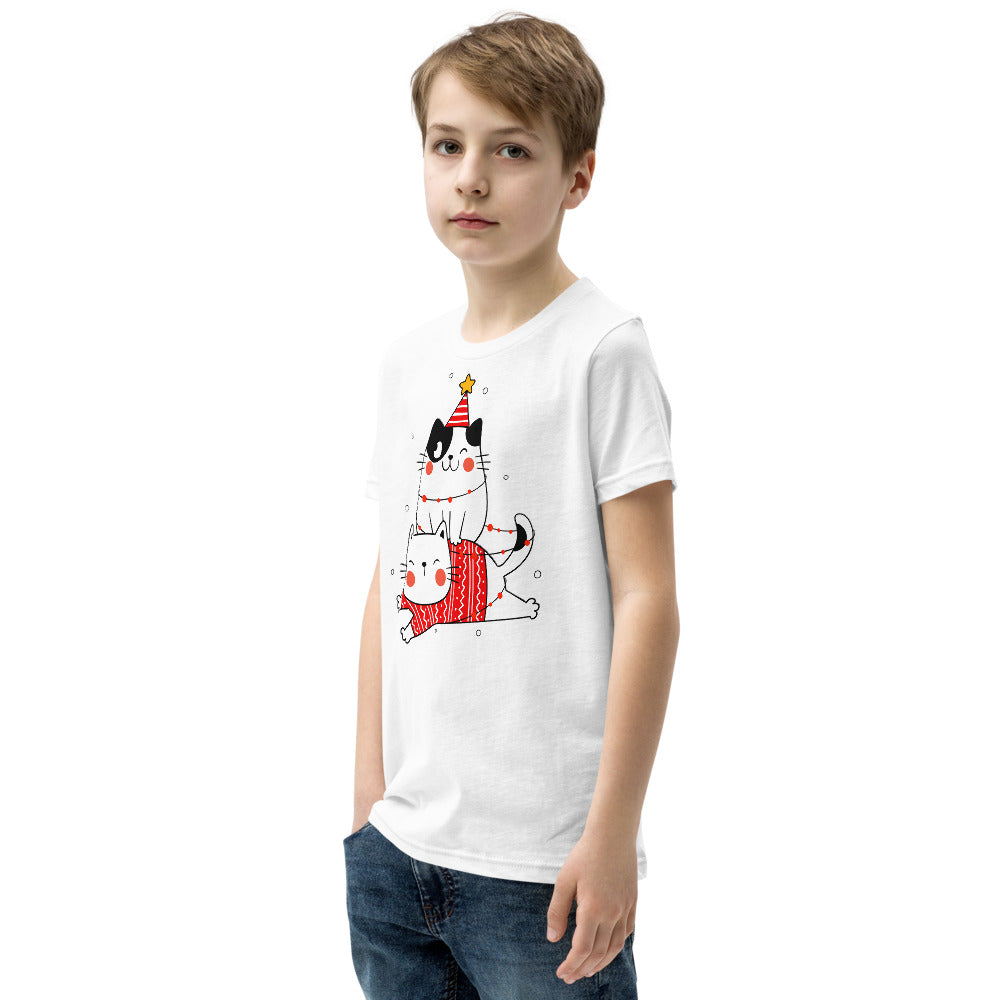 Funny Christmas Cat, T-shirts, No. 0048