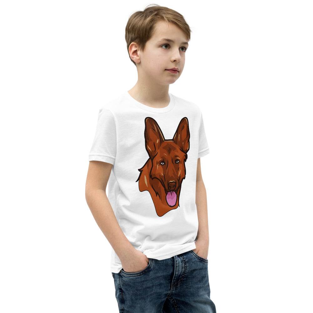 German Shepherd Dog Head, T-shirts, No. 0527